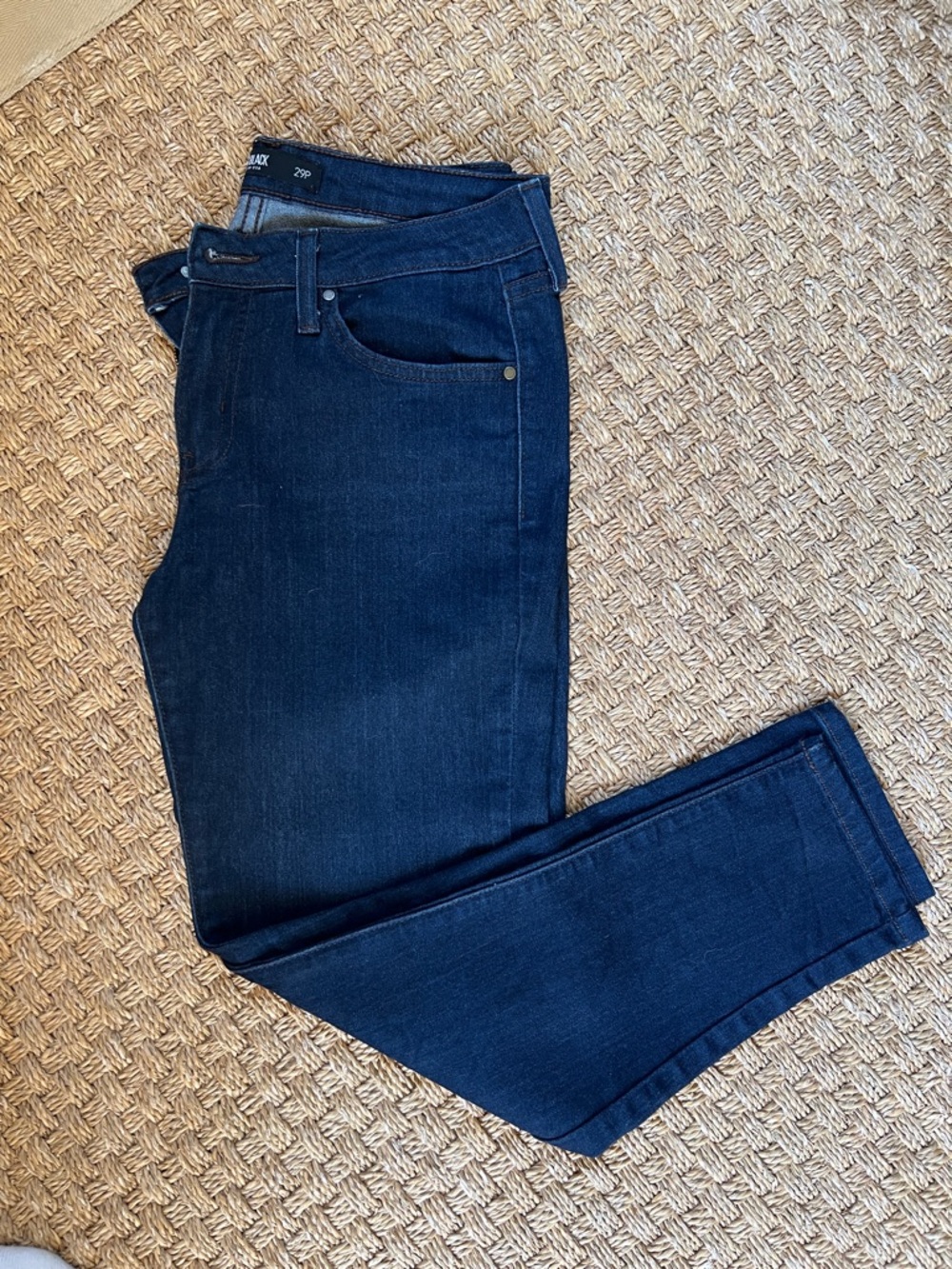 Just Black Dark Blue Slim Straight Jeans